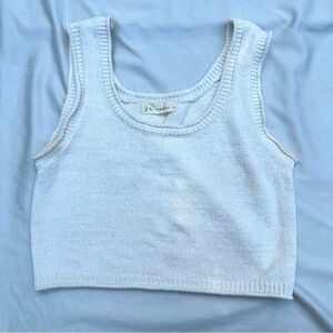 By Together Knit Tank, Cropped 🐚 Coastal Beatnik